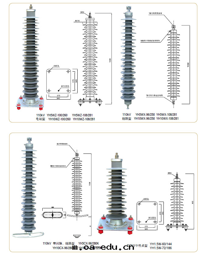 常規産品技术參數表