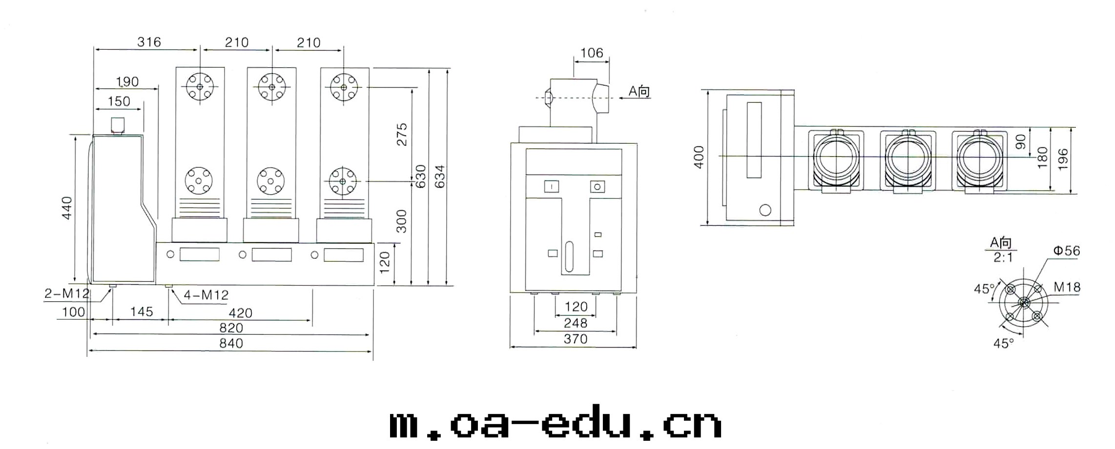 外(wài)形尺寸(cùn)